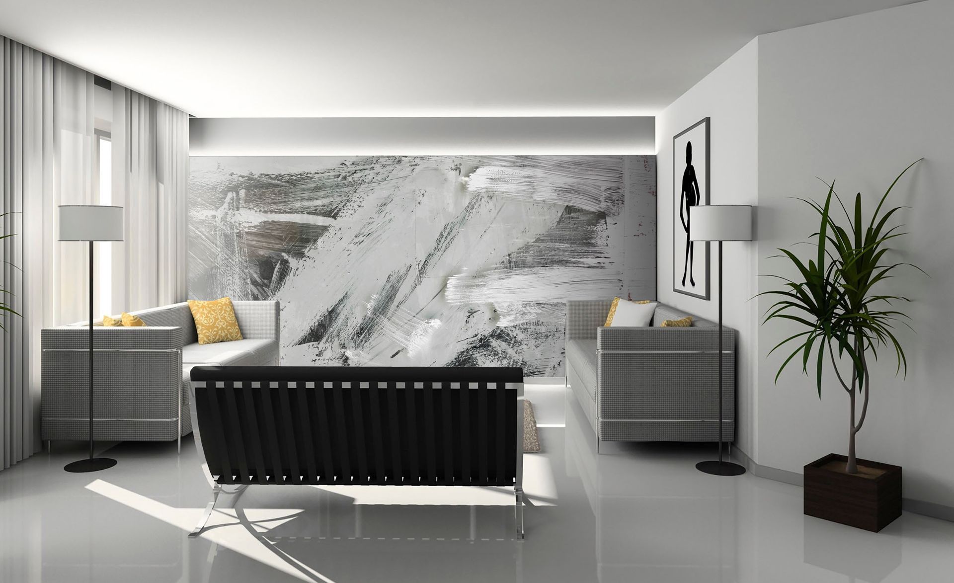 Carta da parati in fibra di vetro per contract horeca hotellerie ville residenziale negozi