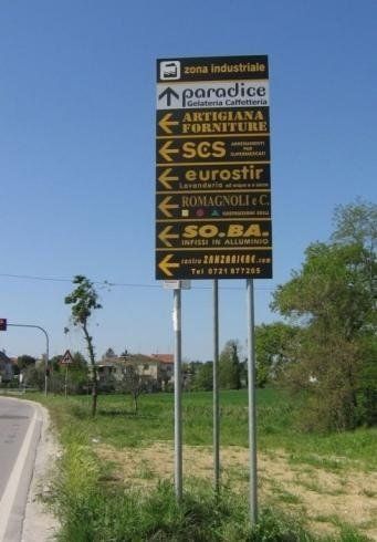 Cartellonistica direzionale