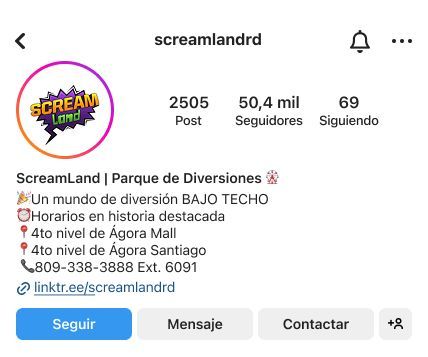 A screenshot of a person 's instagram page on a cell phone.