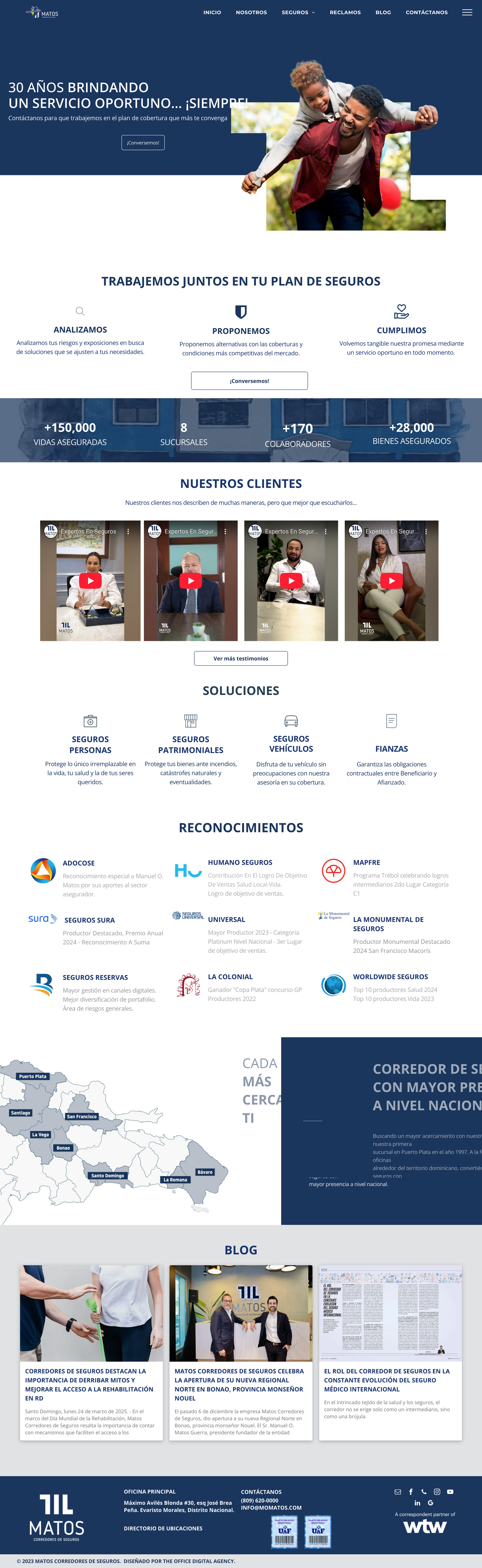 A screenshot of a website with a couple sitting on a couch.