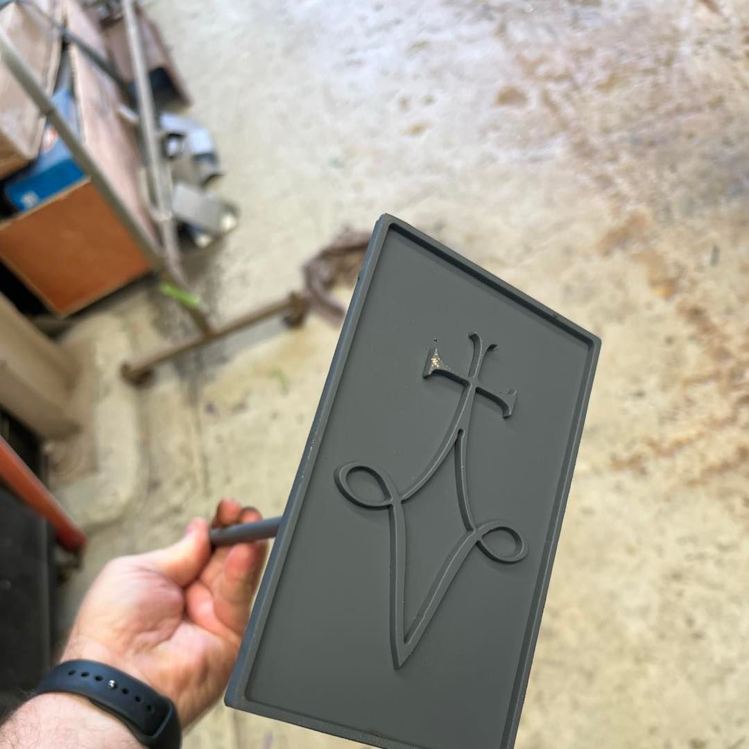 Custom Body Board Stamp Crafted Through Precision Waterjet Cutting and Expert Welding Services — Welding in the Illawarra Region, NSW