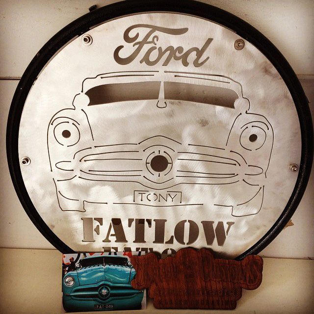 Custom British-designed Ford Fatlow Wheelchair Rim Crafted with Precision using XPiggy Customs-CNC Waterjet, Plasma Cutting & Laser Engraving Techniques — Laser Cutting in Shellharbour NSW