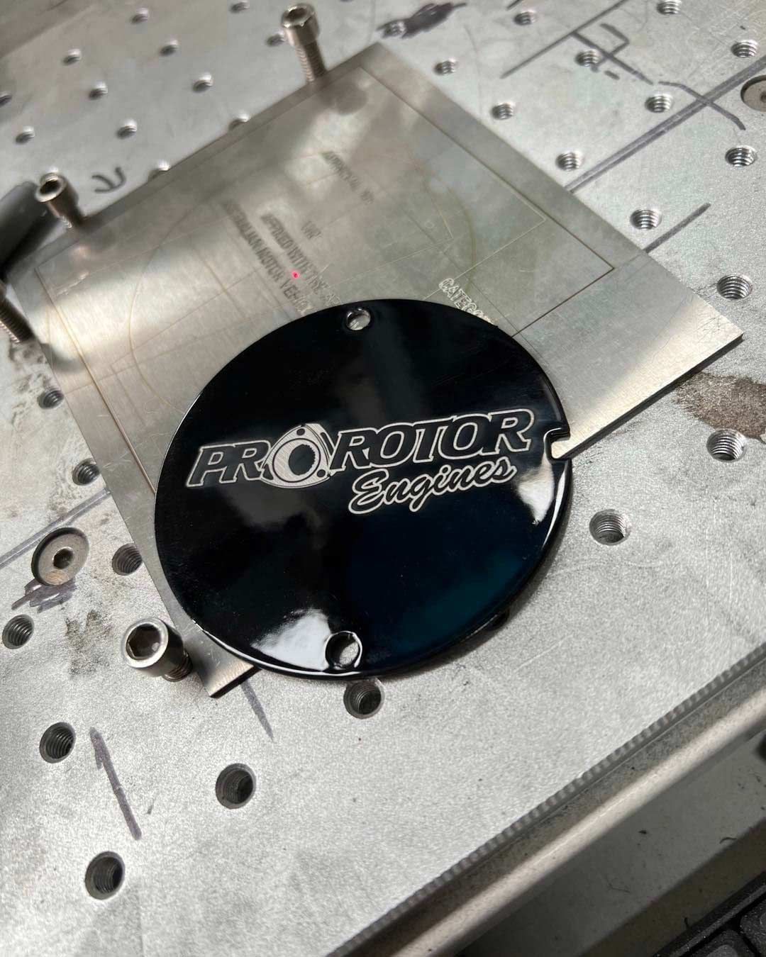 Fibre Laser-Engraved Ignition Cover — Welding in the Illawarra Region, NSW