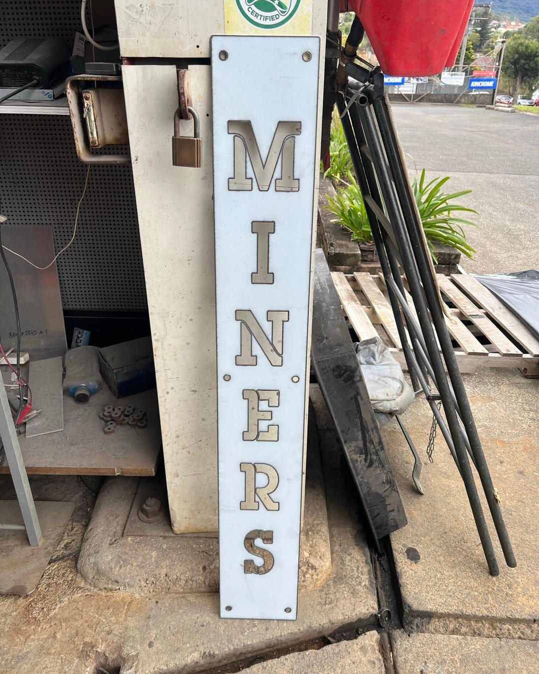 Precision-Cut Stainless Truck Trim and Gate Sign in Corten Steel — Fabrication in the Illawarra Region, NSW