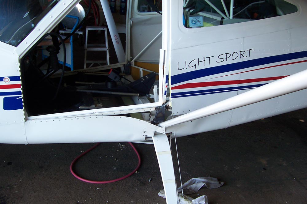 light sport airplane weld