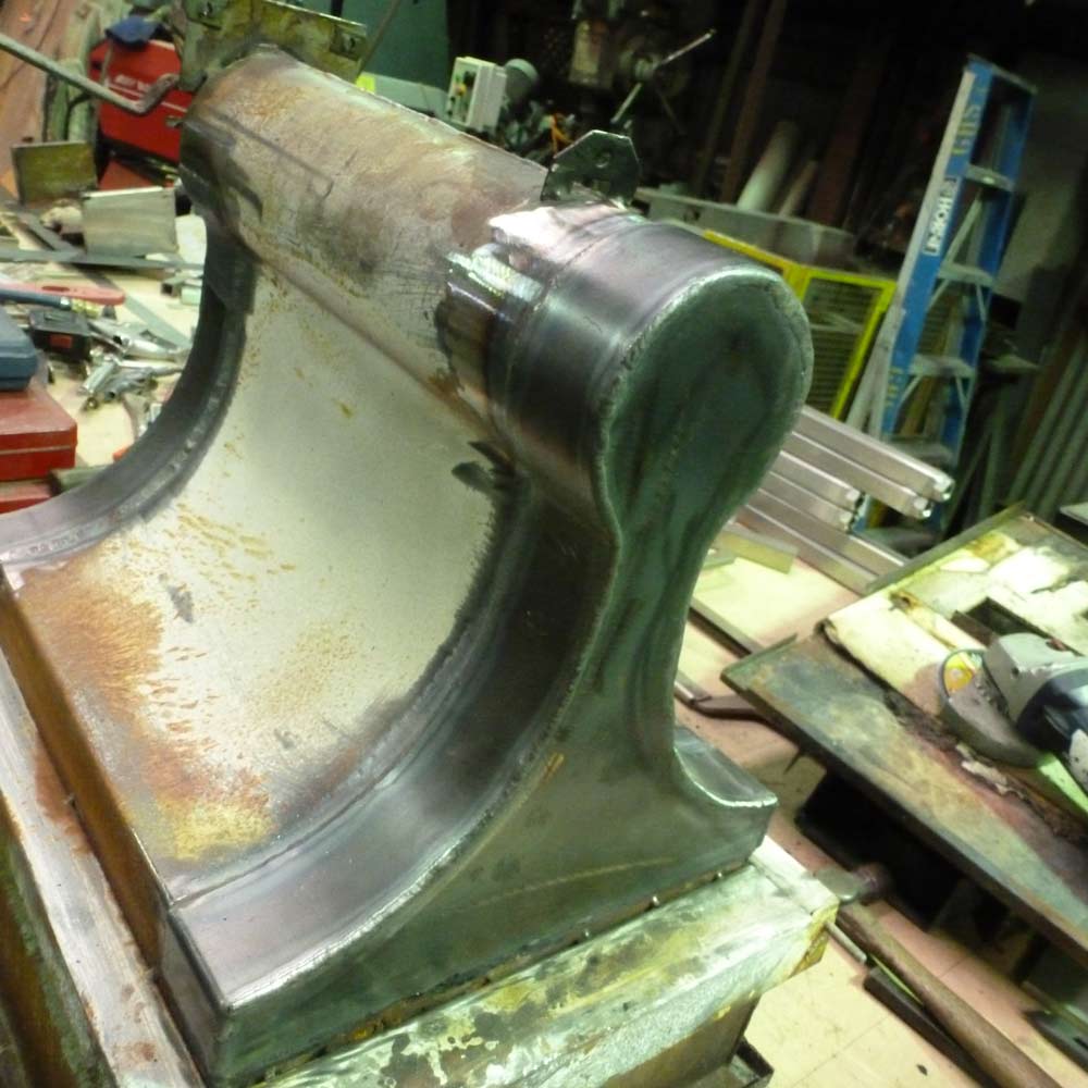 industrial welding side view