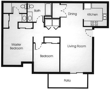2bed 2bath floorplan
