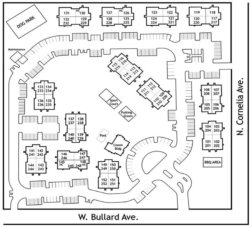 The Orchards - Sitemap