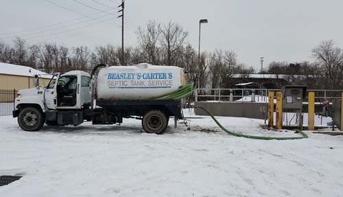Septic truck - Septic Service - A-Beasley-Carter's Septic Tank Service