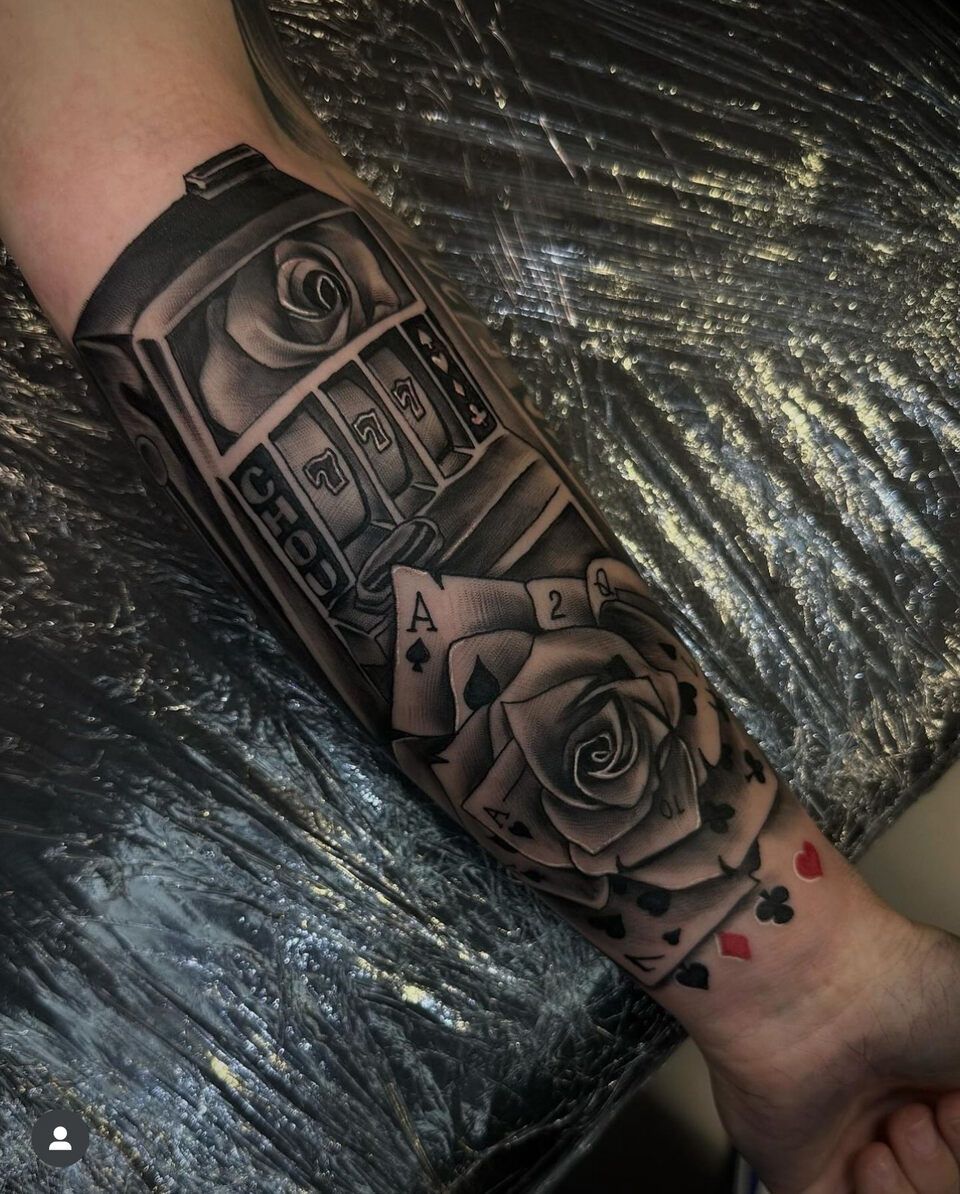 cards tattoo