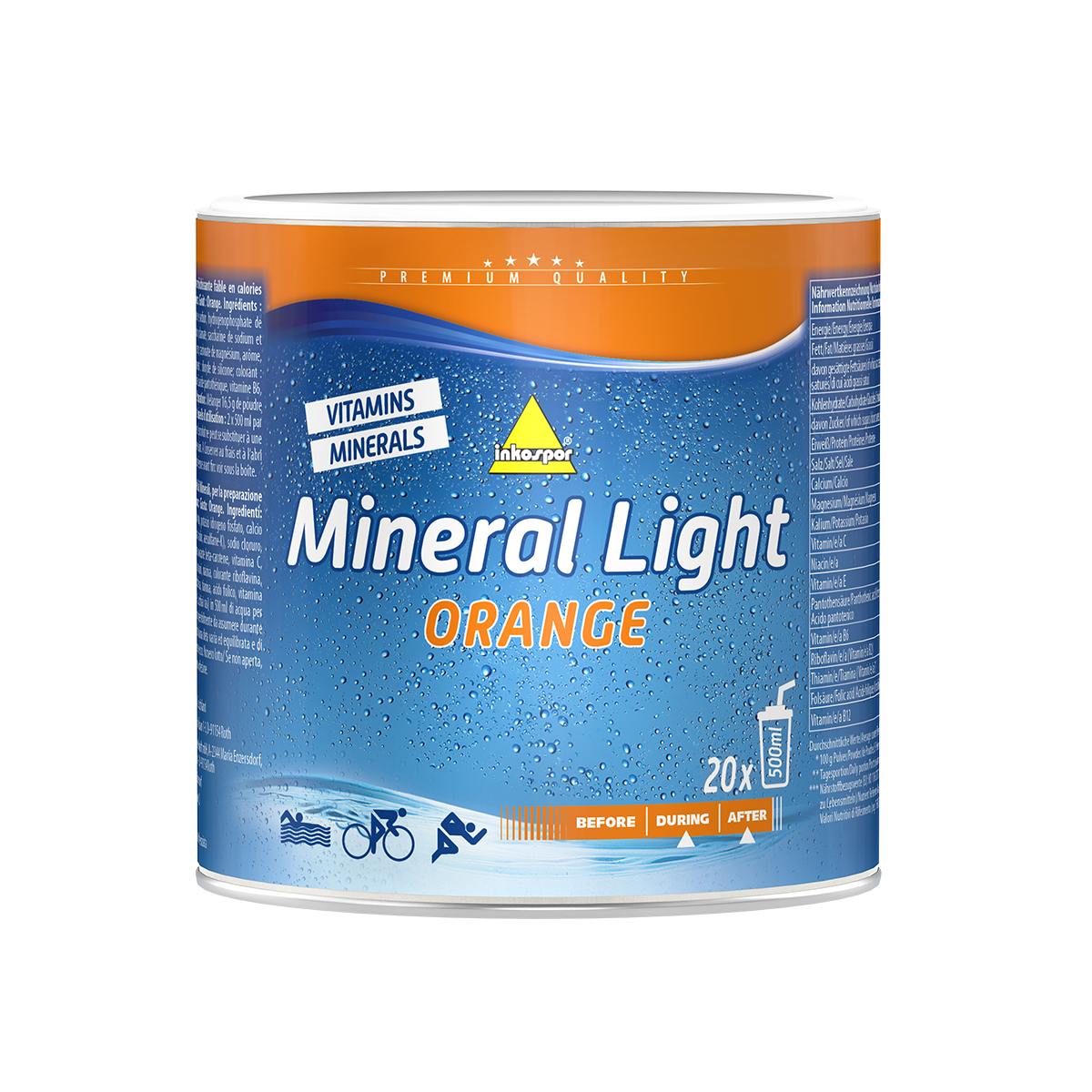 Lattina di preparato per bevanda al gusto di limone