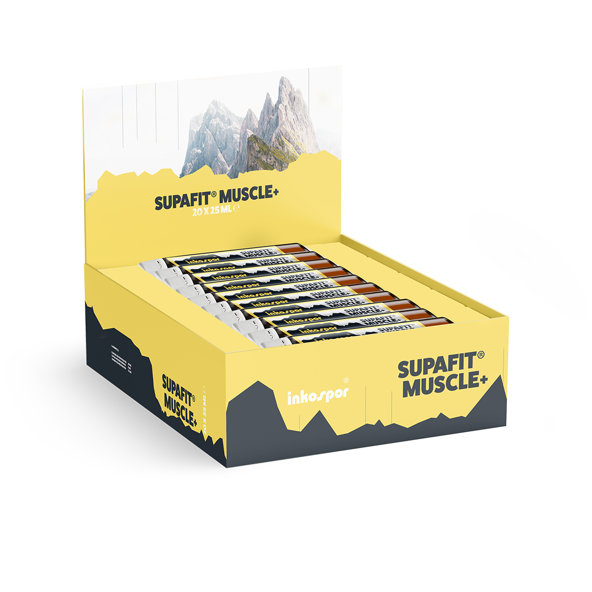 Flacone singolo di integratore sportivo 