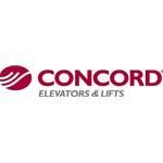 Concord elevators and lifts logo on a white background.