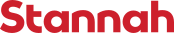 The word stannah is written in red on a white background