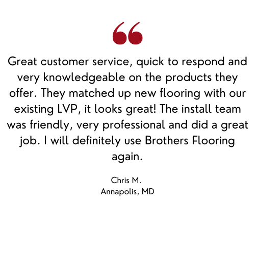 Testimonial for Brothers Flooring: 