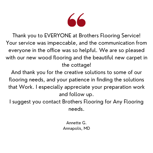 Testimonial from Annette G. of Annapolis, MD
