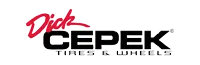 Dick Cepek Tires & Wheels logo in red and black.