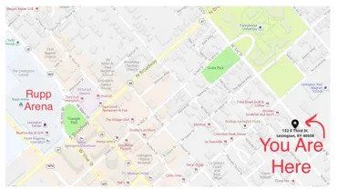 Map — Lexington, KY — Fantasy Stays