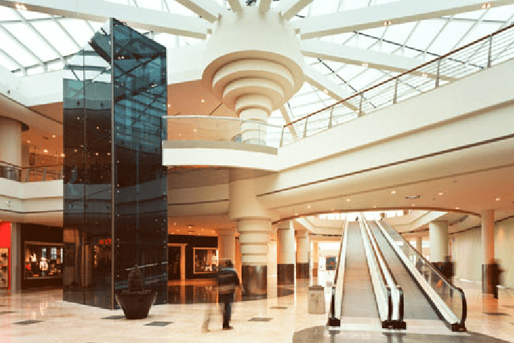 scala mobile in un supermercato