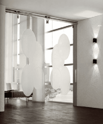 porta interna in legno e vetro