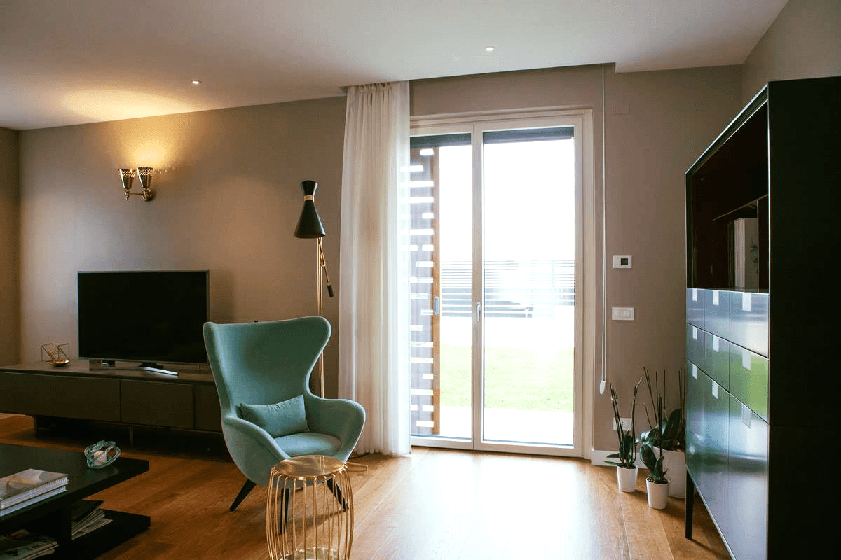 portafinestra in legno