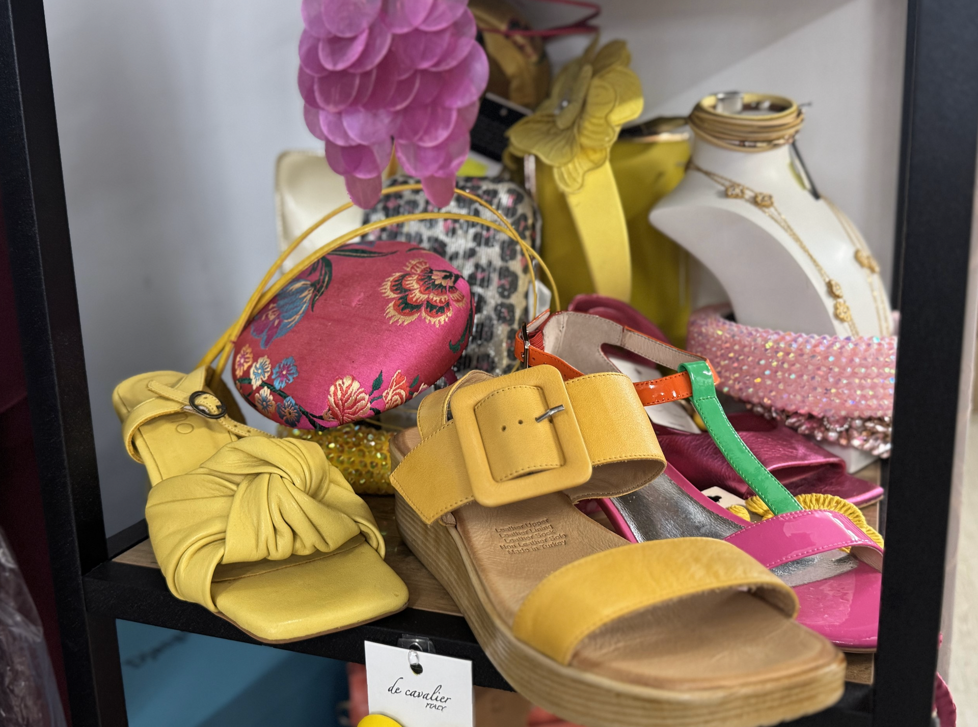 Womans Yellow Sandels — Zest Boutique in Yeppoon, QLD