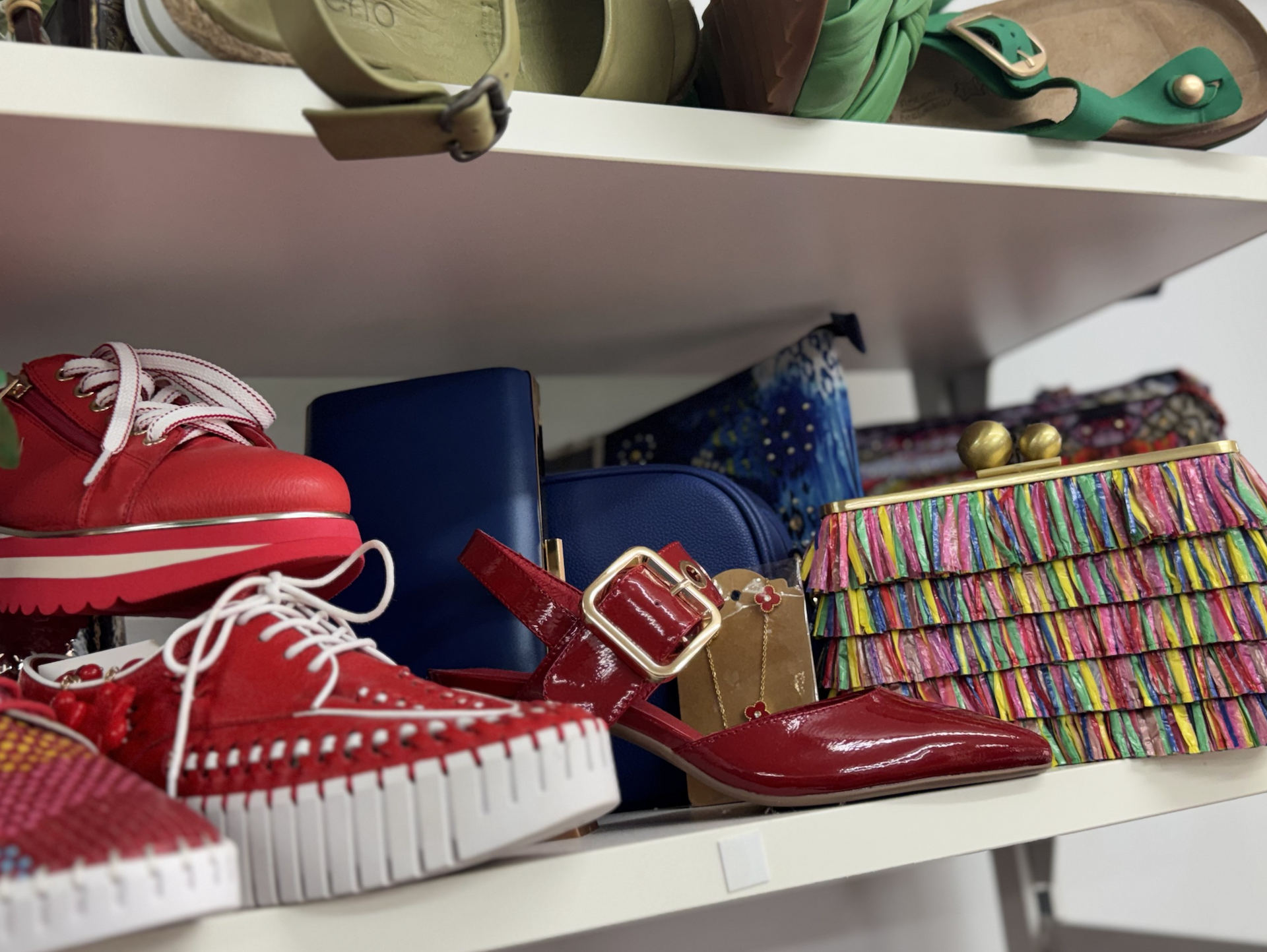 Womans Red Footwear — Zest Boutique in Yeppoon, QLD