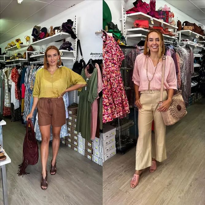 Yellow And Pink See-Through Top — Zest Boutique in Yeppoon, QLD