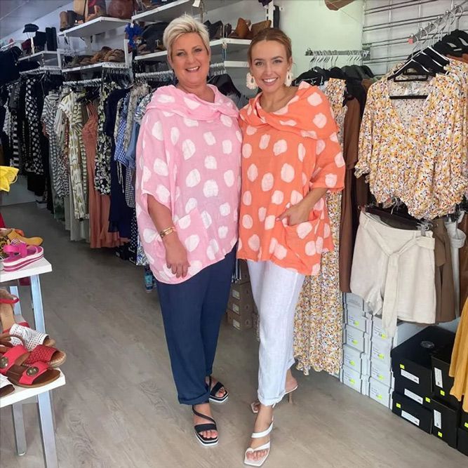 Women In Polka Dot Tops — Zest Boutique in Yeppoon, QLD