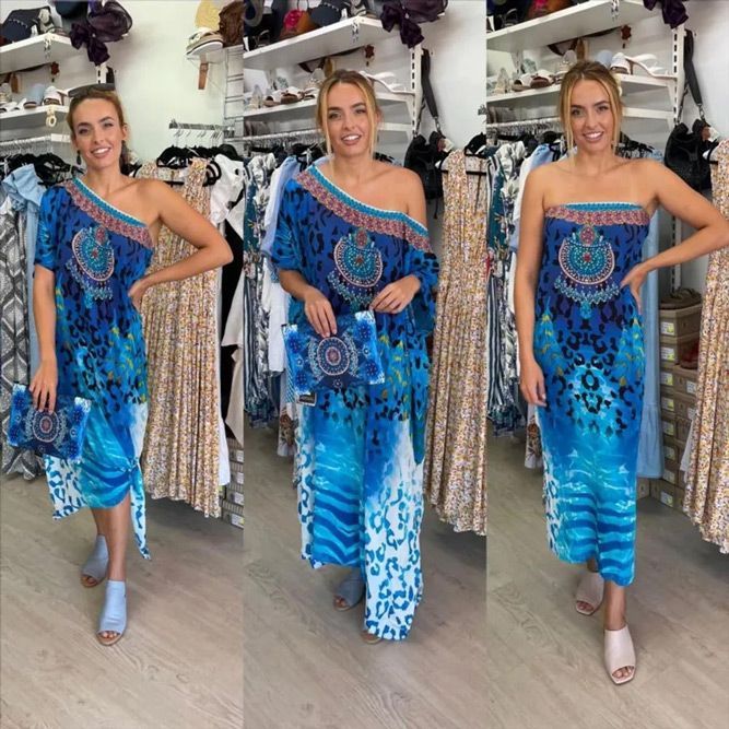 Blue Dress In Different Styles — Zest Boutique in Yeppoon, QLD
