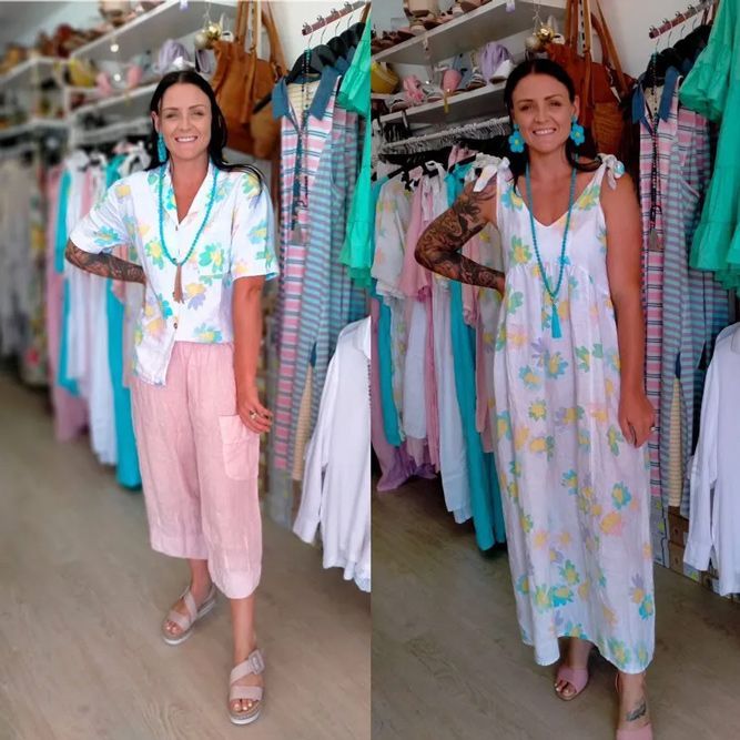 Woman Wearing Summer Outfit — Zest Boutique in Yeppoon, QLD