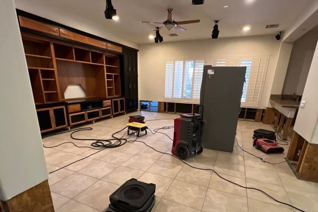 storm damage drywall