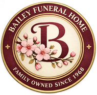Bailey Funeral Home text logo.