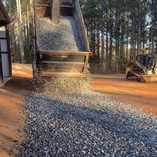 Truck With Gravel — Belton, SC — Tractor Works LLC