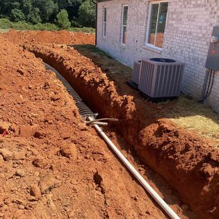 White Pipe Under Soil — Belton, SC — Tractor Works LLC