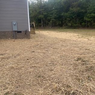 View Of Backyard — Belton, SC — Tractor Works LLC