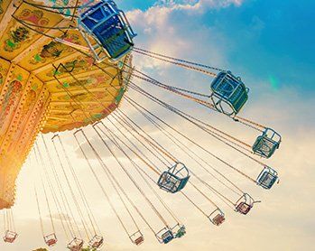 Marietta Attractions —  Swinging Carousel Fair Ride in Marietta, Ga