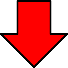 Red downward-pointing arrow with black outline.