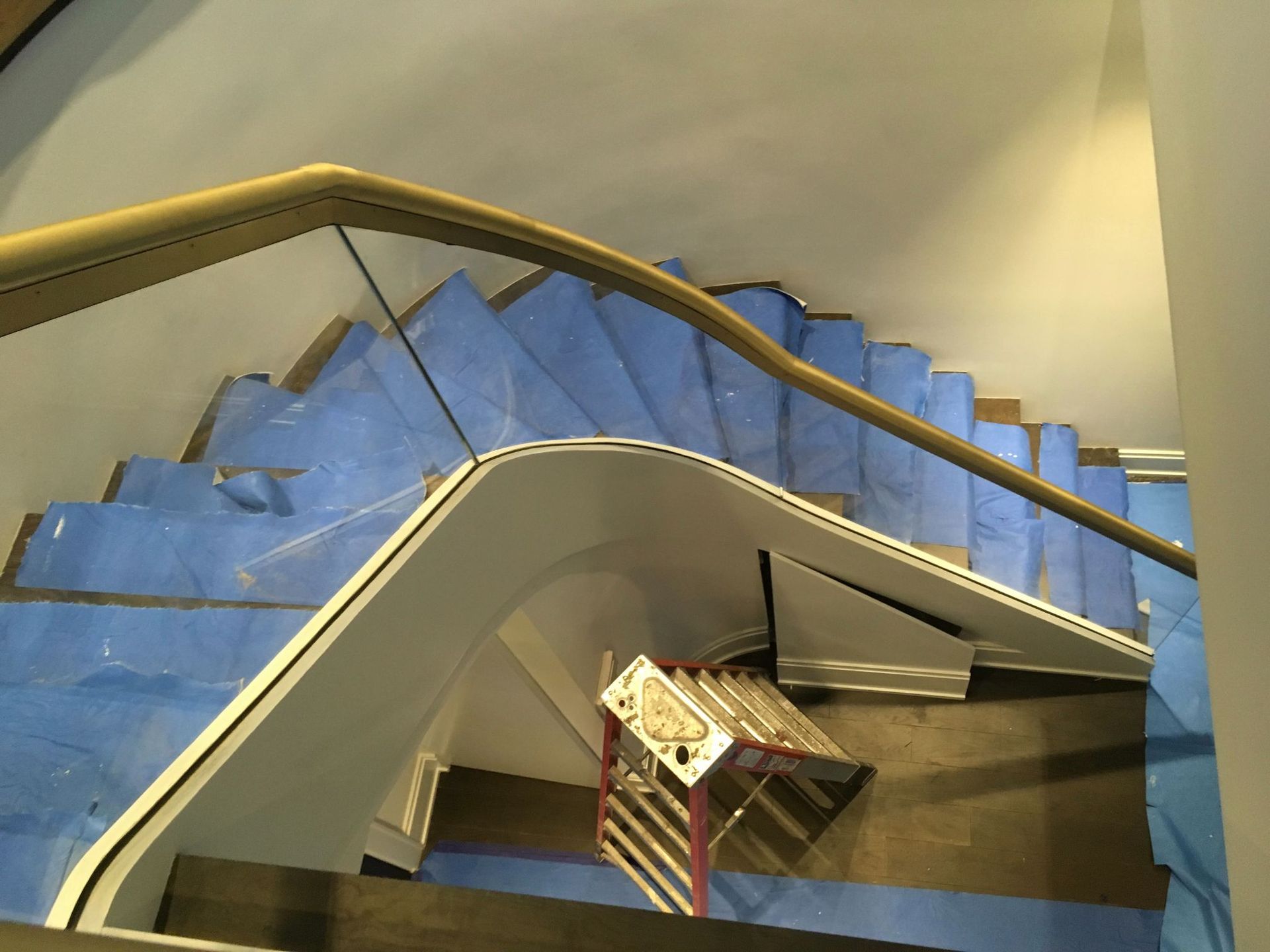 white iron fireplace