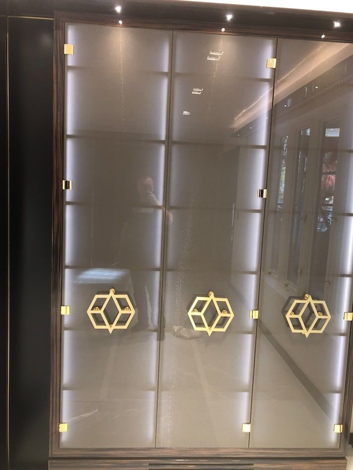 custom iron shower frame