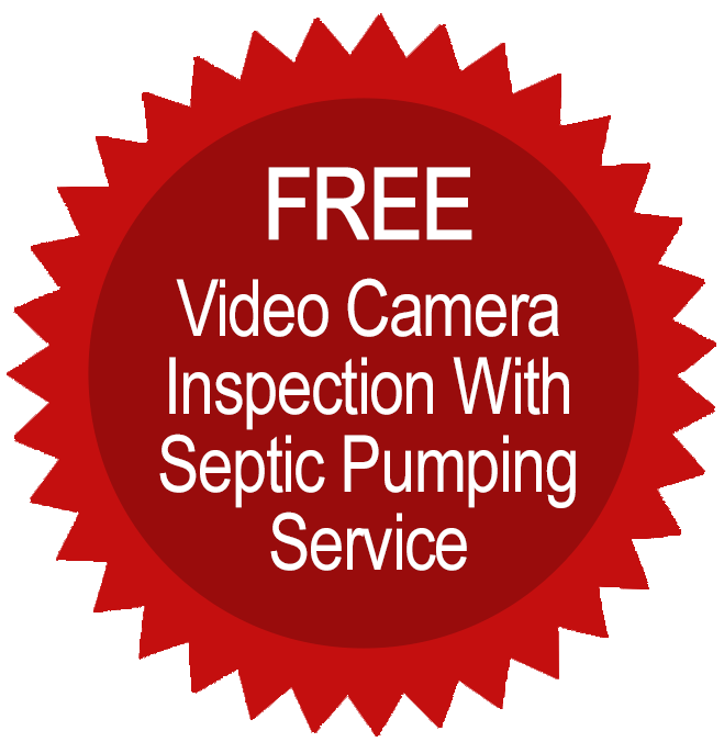 starburst - free camera inspection with septic pumping