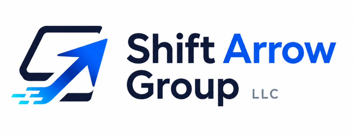 Shift Arrow Group LLC web design and digital services logo