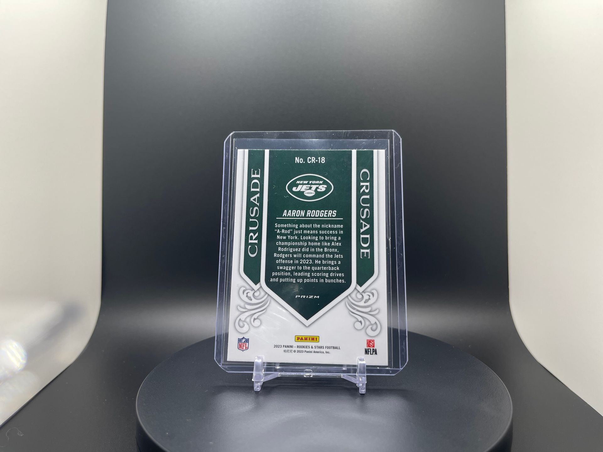 Aaron Rodgers : 2023 Rookies & Stars : #CR-18 : Crusade Parallel [Silver Holo]