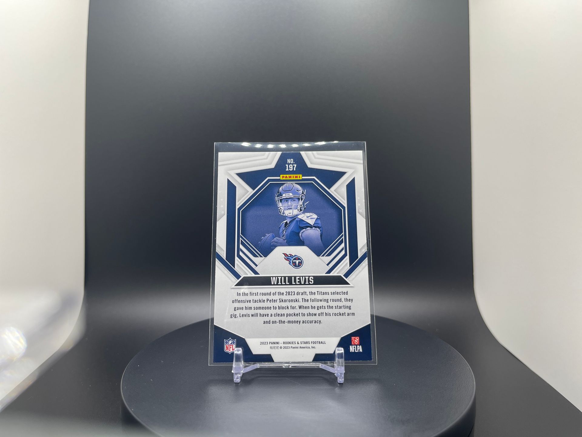 Will Levis : 2023 Rookies & Stars : #197 : Rookie Base