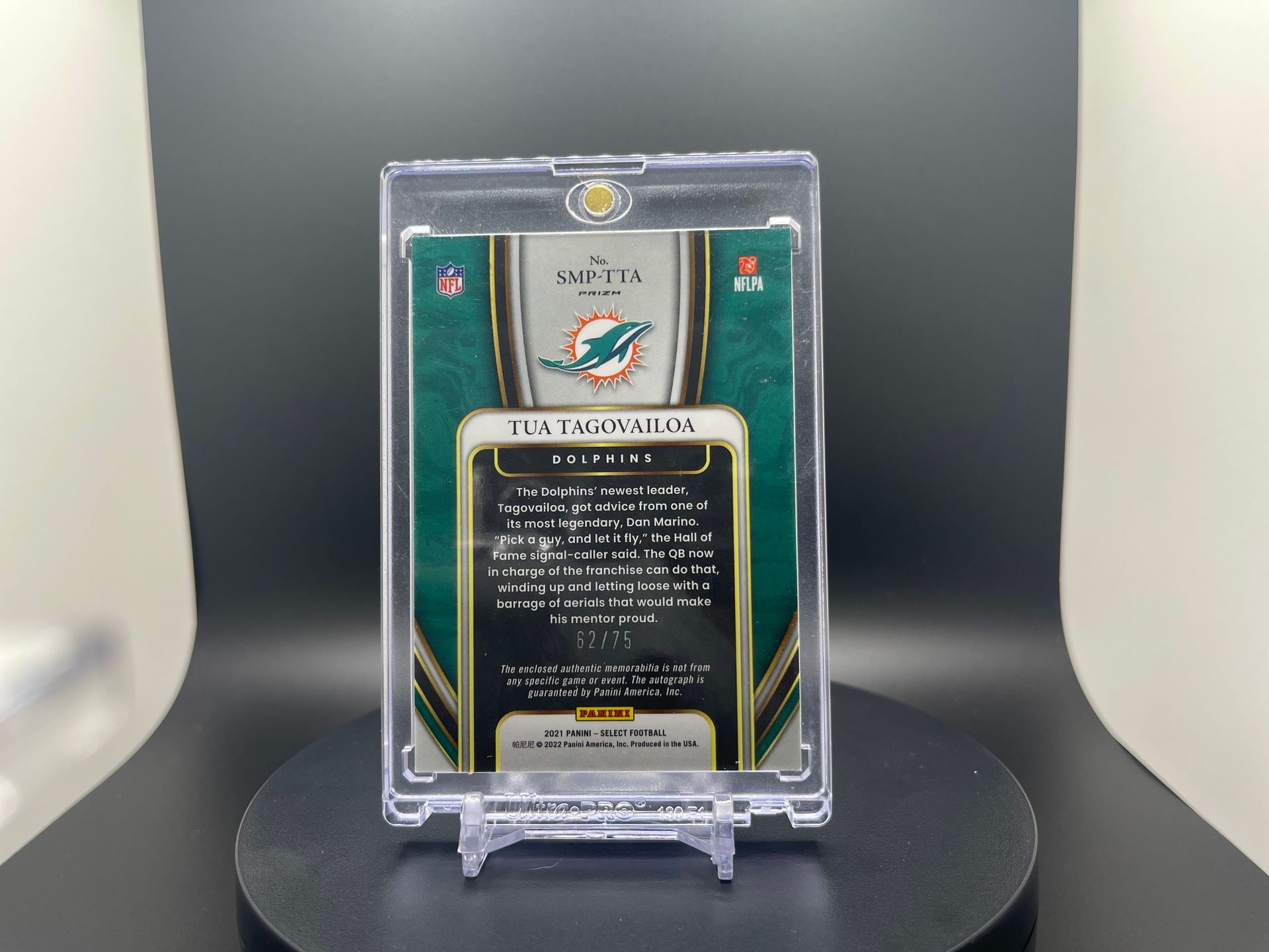 Tua Tagovailova : 2021 Select : #SMP-TTA : Patch Autograph Parallel [Silver Holo] : 62/75