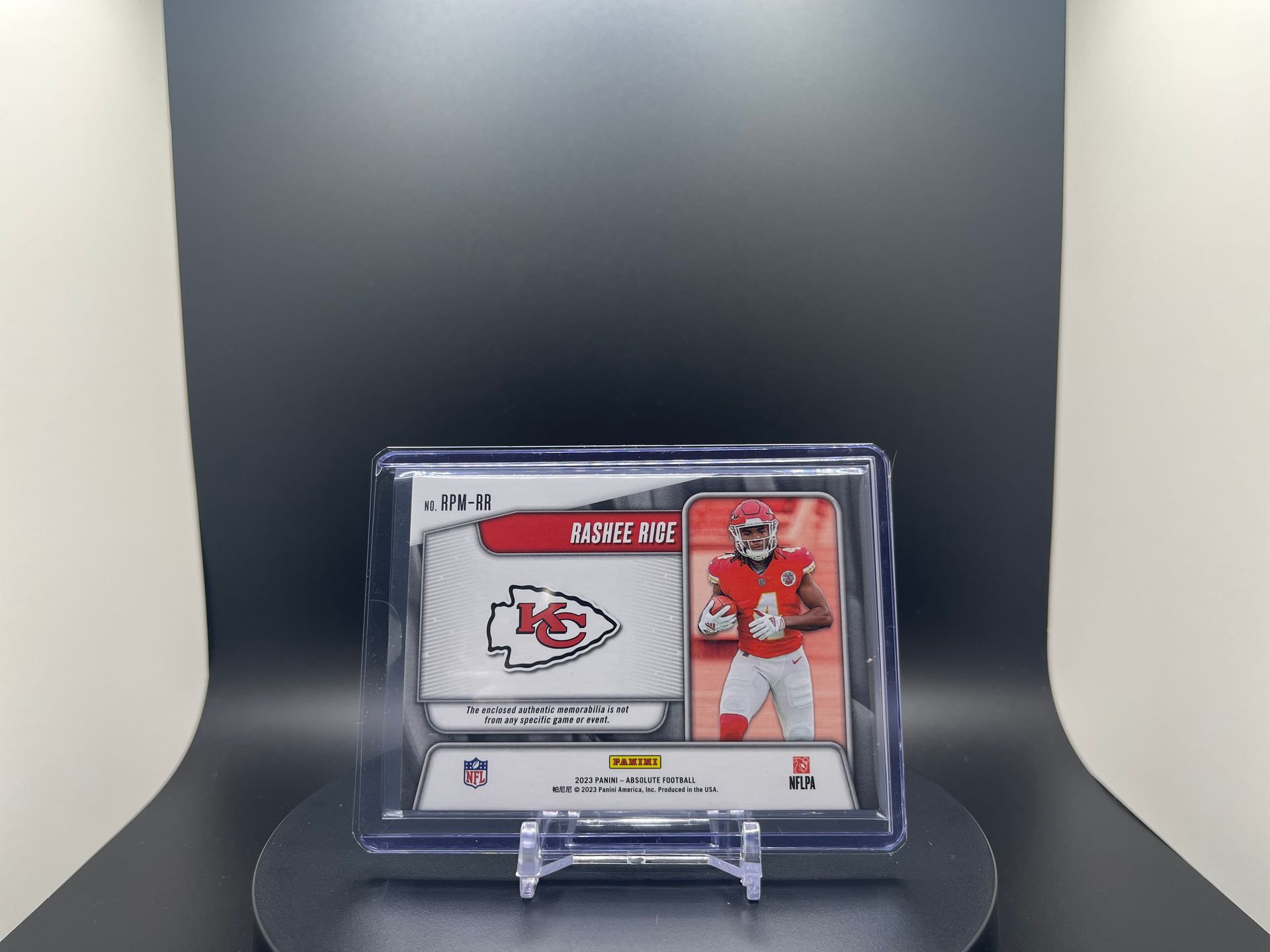 Rashee Rice : 2023 Absolute : #RPM-RR : Rookie Premier Triple Patch : 034/399