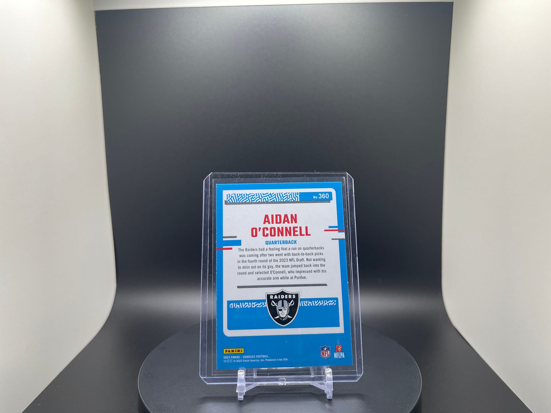 Aidan O'Connell : 2023 Donruss : #360 : Rookie Parallel [Red]