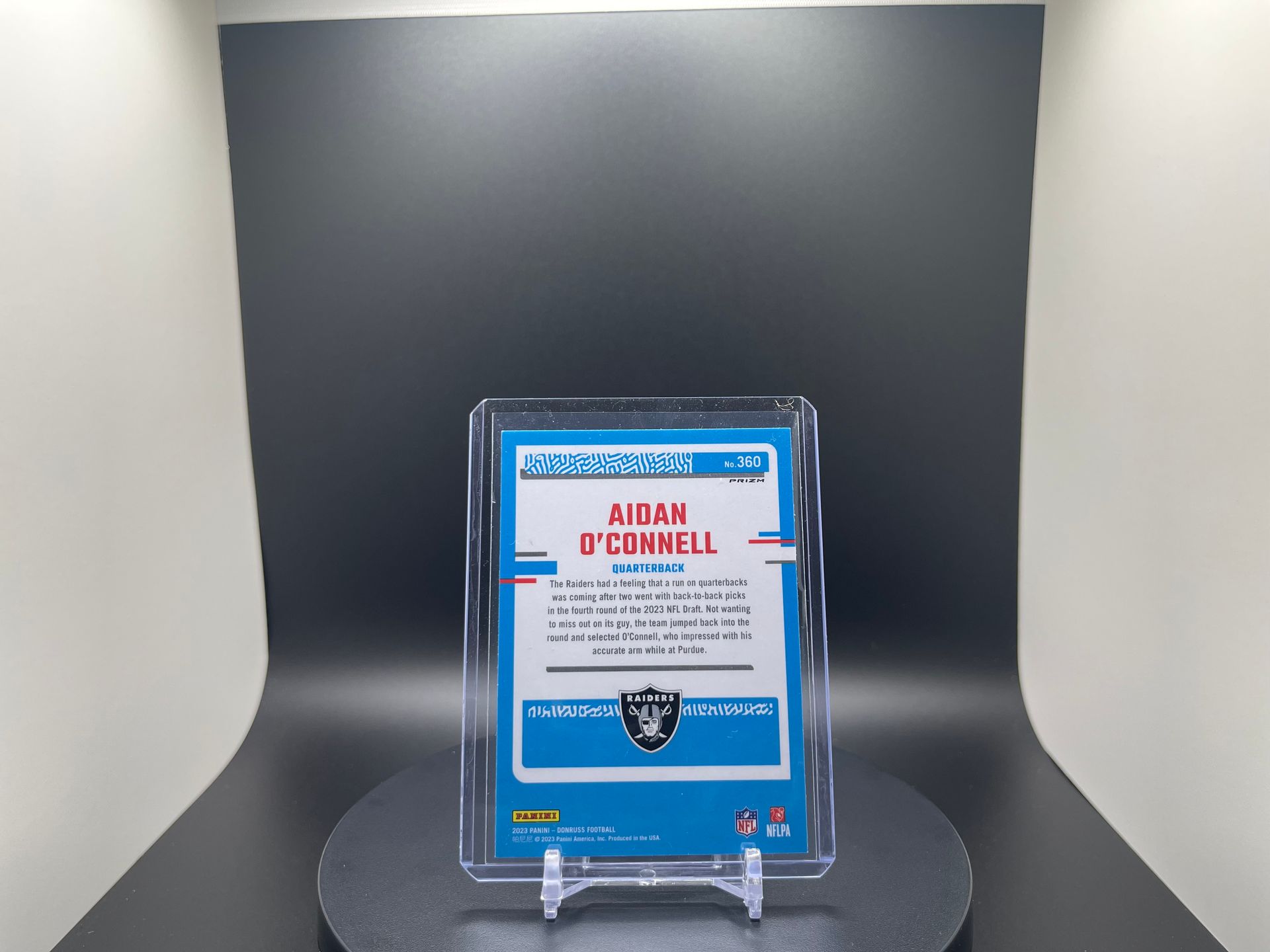 Aidan O'Connell : 2023 Optic : #360 : Rookie Parallel [Preview Red & Green]