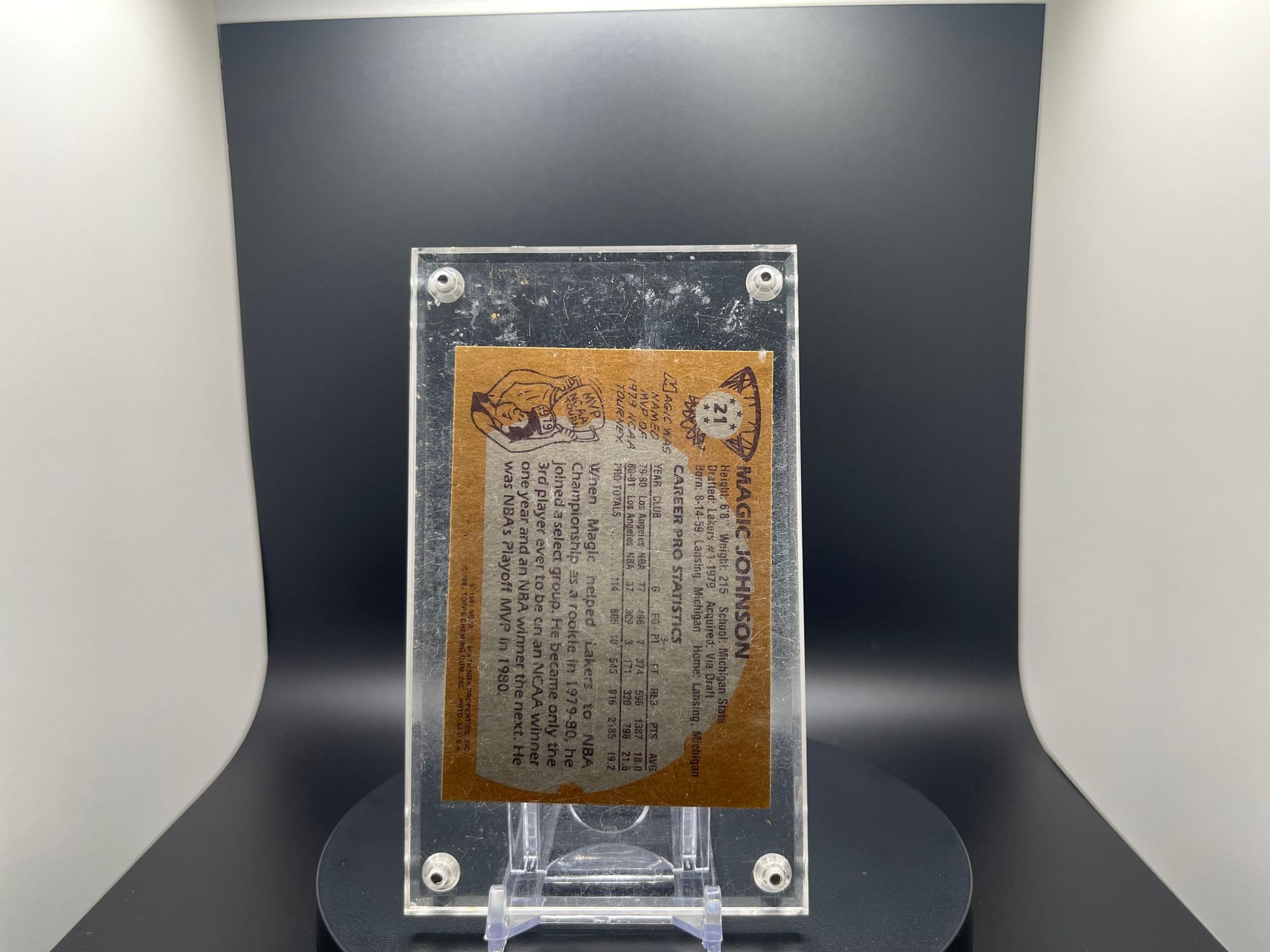 Magic Johnson : 1981 Topps : #21