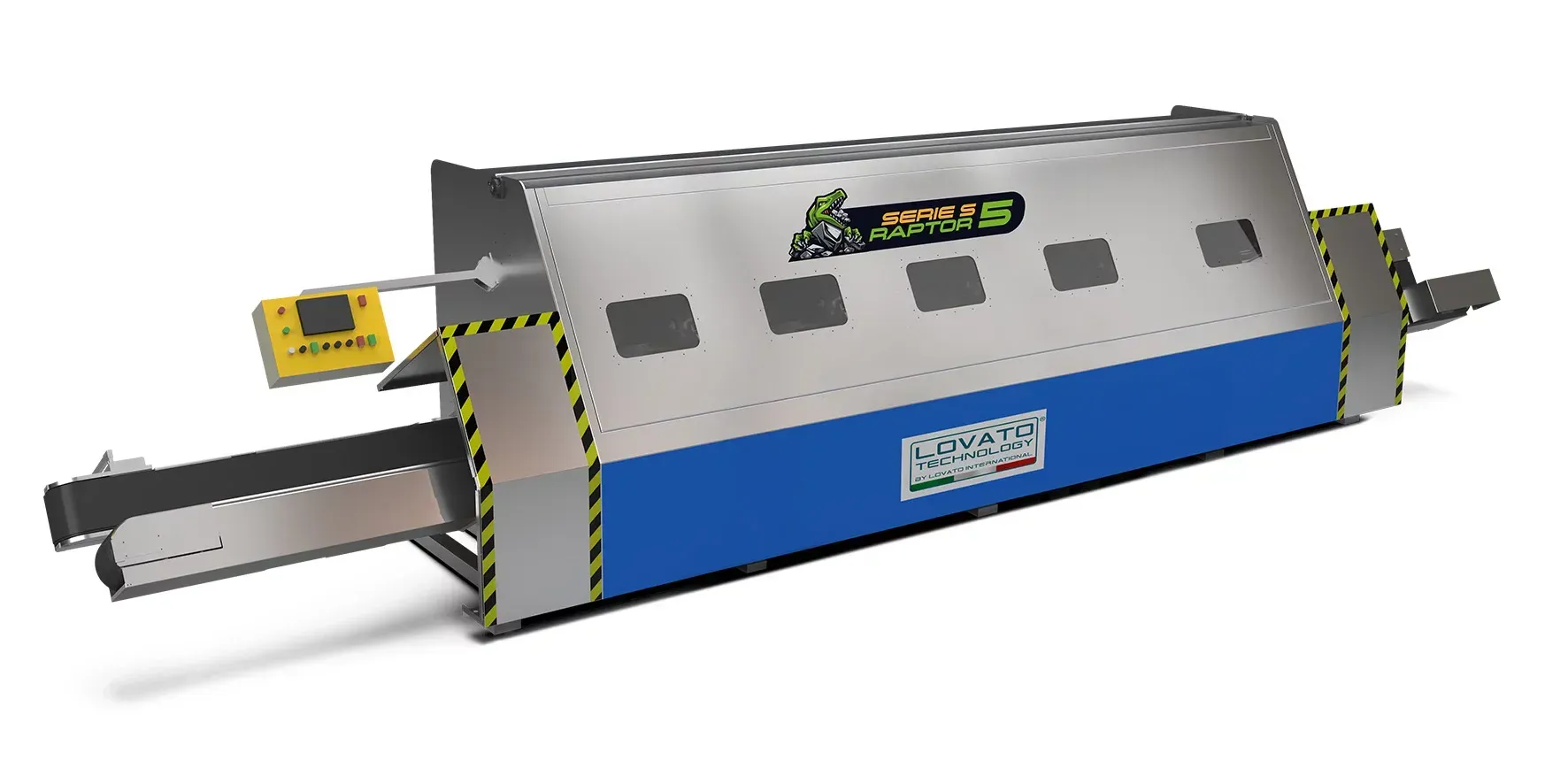 A machine that says lovato technology on it